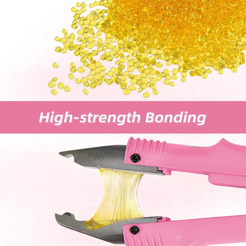 Vlasy Keratin Glue for Hair Extensions,Keratin Beads Glue Tips Granules,Ktip Bonding Beads use to Nail/I Tip Hair Extension Tools,600PCS
