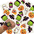 300 Halloween Temporary Tattoos in 6 Designs, Great For Birthday Party Favors, Classrooms, Favor & Goody Bags, And Party Supplies, 2" Inches Assorted