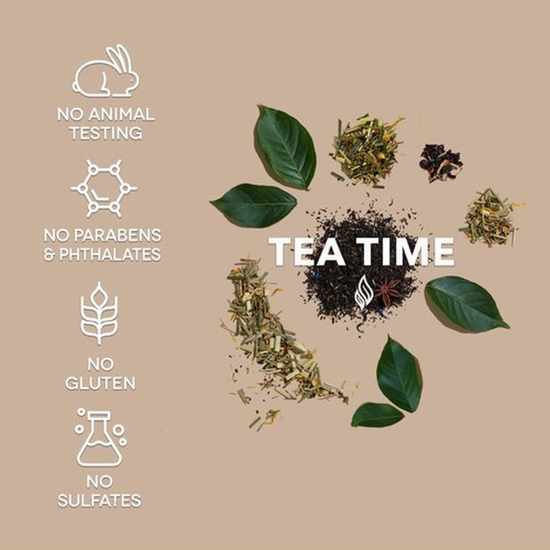 Earth To Skin Tea Time White Tea Facial Cleanser - Antioxidant Rich Daily Face Wash With Glycerin - Gentle Non Drying Cleanser For All Skin Types - Hypoallergenic Sulfate Free Formula - 4.7 fl oz