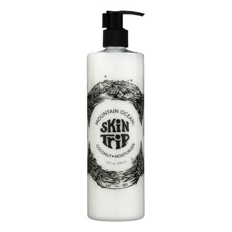 Mountain Ocean The Original Skin Trip Coconut Body Lotion, 16 Oz Pump, Lightweight, Fast Absorbing Moisturizer, with Coconut Oil, Aloe Vera, & Lanolin