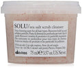 Davines SOLU Sea Salt Scrub Cleanser - Gently Removes Residues for Normal to Heavily-Styled Hair | Travel Size 2.54 Fl Oz