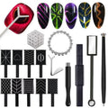 MOLILON 61Pcs Cat Eye Nail Magnet Tool Set, Cat Eye Heart Magnet for Nails, Cat Eye Gel Nail Polish Magnets, Strong Magnetic Tools Heart Cat Eye Magnet Tool for Nails DIY Manicure Designs
