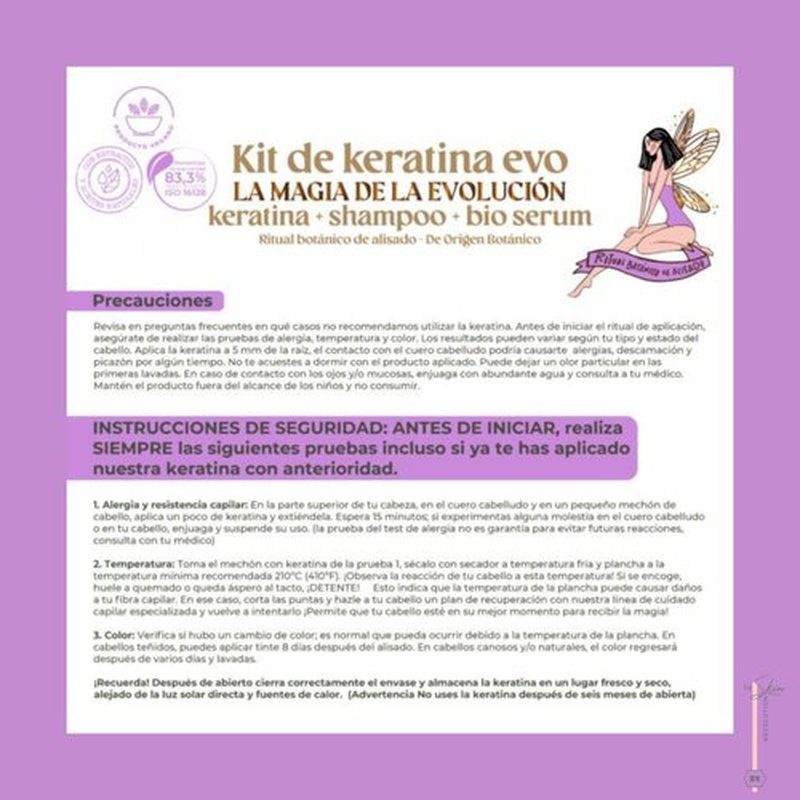 Ritual Botánico Keratina Orgánica | Treatment to Straighten, Repair and Relax Hair | All Natural, Organic & Vegan Ingredients | Product of Colombia| Keratin Medium, 250ml/8.45 Fl Oz)