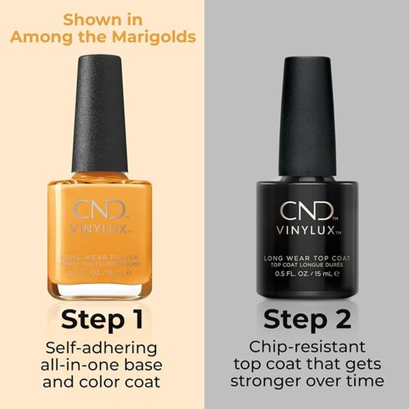 CND Vinylux Nail Polish - Longwear Yellow Color with Gel-Like Shine & Chip Resistance