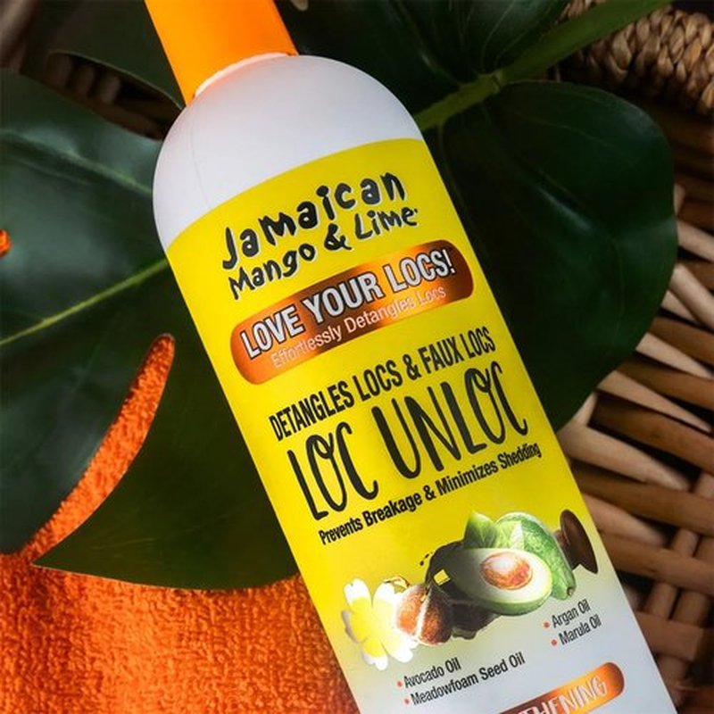 Jamaican Mango & Lime Love Your Locs Loc Unloc – Take Down Detangle Solution for Locs, Twists, Braids & Faux Locs 16oz (Pack of 1)