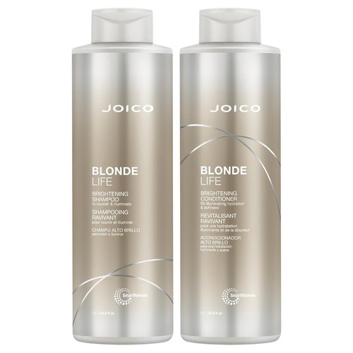 Joico Blonde Life Brightening Shampoo & Conditioner - Sulfate Free | Softness & Smoothness | Monoi & Tamanu Oil