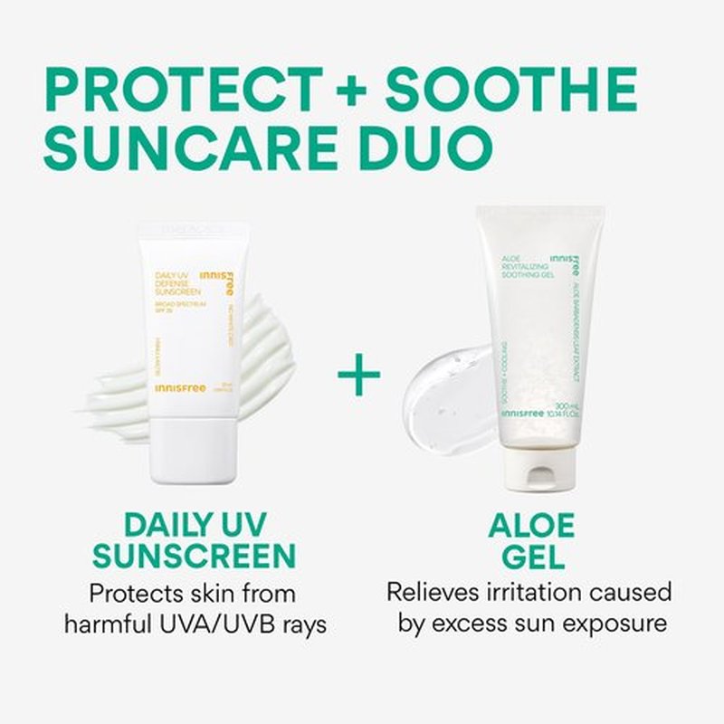 innisfree Aloe Vitalizing Soothing Gel Hydrating Face & Body Moisturizer