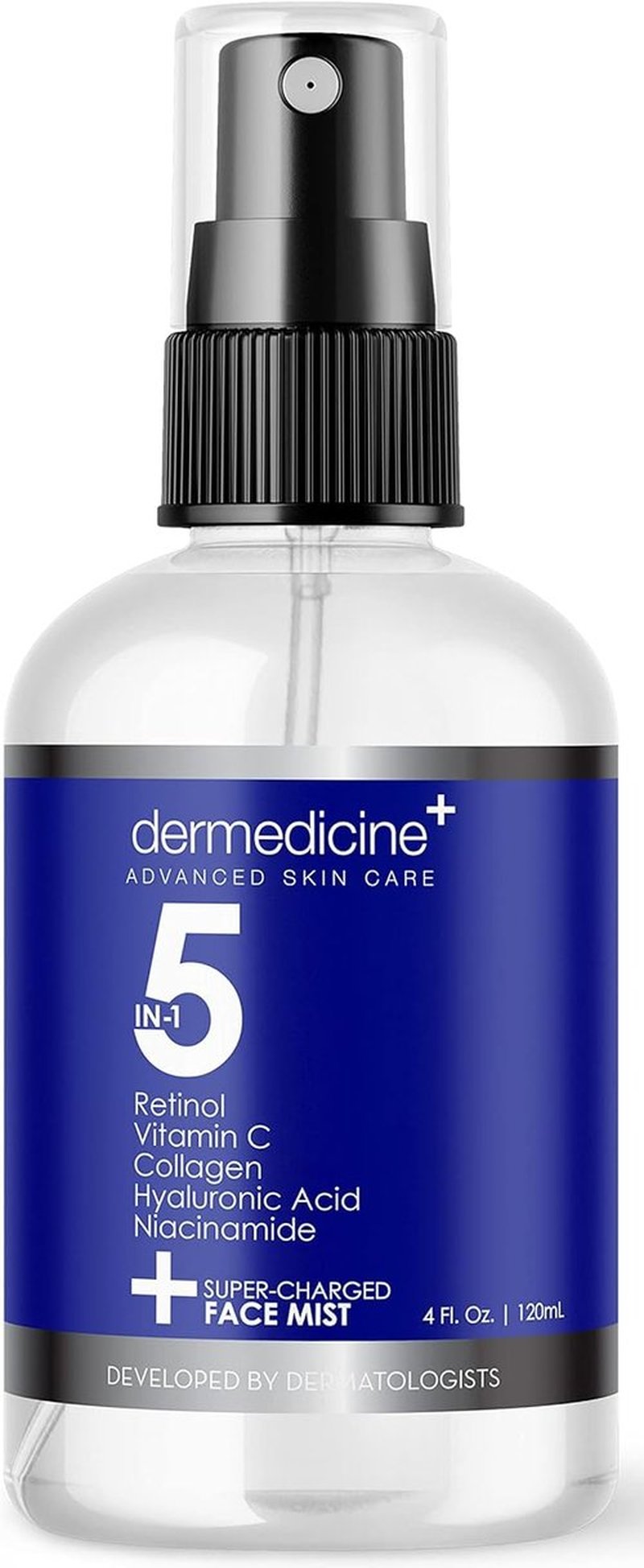 Skiennix 5-in-1 Super Charged Anti-Aging Face Mist | Hydrates, Refreshes & Brightens | 4 fl oz, 120 ml