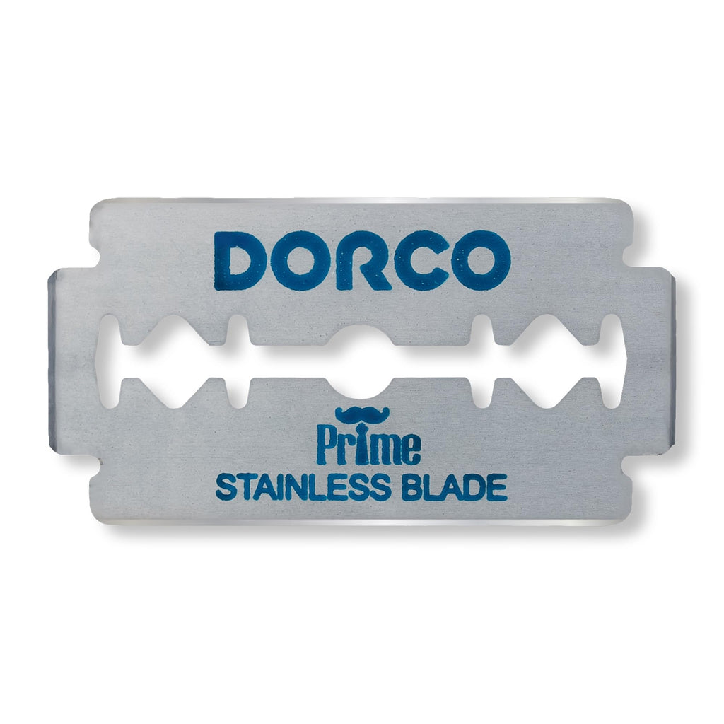 Dorco STP301 Prime Platinum Extra Double Edge Razor Blades 200 Count, Premium Stainless Steel Shaving Blades, Super Sharp for Smooth, Precise Shave, Stocking Stuffers