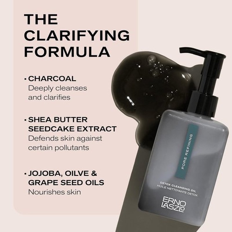 Erno Laszlo Detoxifying Oil Cleanser - Deep Cleanse & Nourish Skin | 6.0 oz