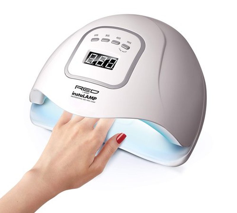 Red by Kiss instaLAMP Professional Gel Nail Lamp 45 UV LEDs with 4 Timers