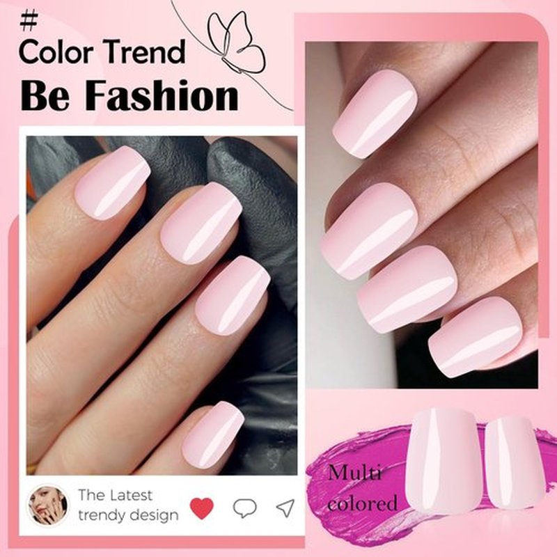 LoveOurHome 288pc Coffin Press on Nails Short Fake Nails with Glue Tabs, Light Pink Glue on Nails Press on Nails Women Acrylic Nails XS Coffin Fake Nails Short False Nails Kids Artificial Fingernail