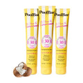 PoolBar SPF 30 Hydrating Mineral Body Sunscreen Cream for Women and Men Skin Care - Coconut Vanilla Scent Sun Care, Vegan and Water Resistant, Broad Spectrum Sunscreen, 140 ml (4.7 Fl. Oz) (Pack of 3)