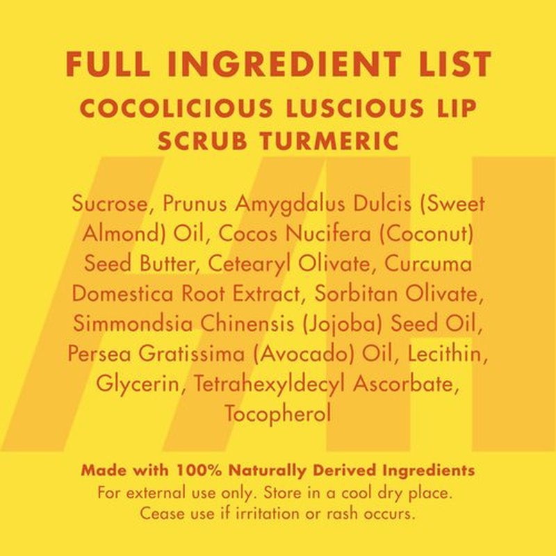 Handmade Heroes Turmeric & Vitamin C Lip Scrub Set – 2 Pack Natural Vegan Sugar Polish Lip Exfoliator - Brightening & Conditioning for Dark, Dry, Chapped Lips