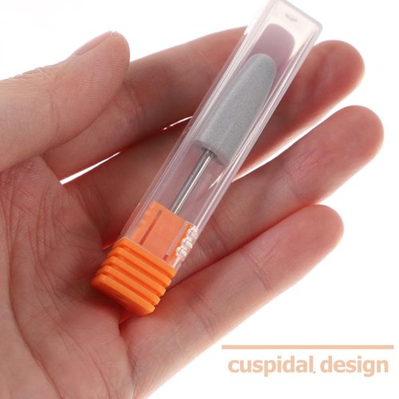 Beavorty Nail Bits Set 3 Pcs Professional Electric Manicure Grinding Heads for Acrylic Nail Art and Toenail Care Tools