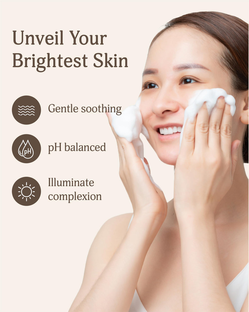 VEILMENT Rice Therapy Artemisia Cleanser (5.1+5.1fl oz, Pack of 2) - Gentle Moisturizing Face Wash for Sensitive Skin. Daily Hydrating Facial Foam for Clear, Radiant, Rice Cleanser Korean Skin Care