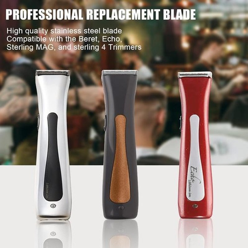 Mag Timmer Blade Replacement - Compatible Blades for Wahl Sterling Mag Trimmers | Silver | 2-Pack