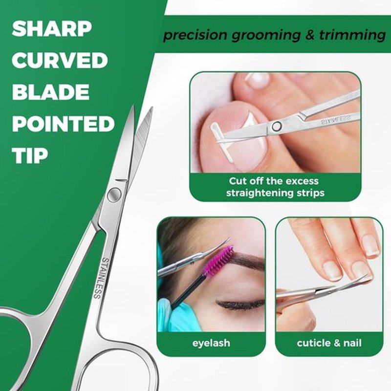 Ingrown Toenail Kit - Ingrown Toenail Drops, Ingrown Toenail Set - 60 Pcs Toenail Straightener Strips -Toenail Lifter Small Scissors