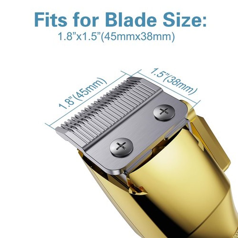FADEKING 10 Professional Hair Clipper Guards Cutting Guide from 1/16inch to 1inch(1.5-25mm), fits for most popular hair clippers