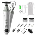 Electric Foot Callus Remover,Cordless Electric Foot File with LED Light,5000RPM-Faster Callus Remover for Feet,8-in-1 Foot Scrubber Perfect for Dead,Hard Cracked Dry Skin,Thick Toenail Ideal Gift