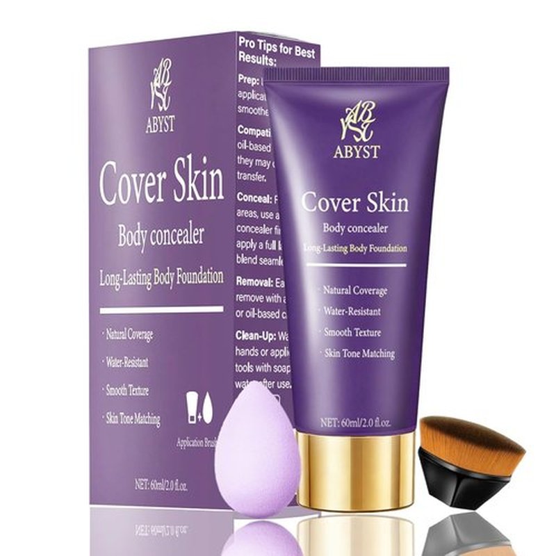 Nature Waterproof Concealer Body Foundation - Full-Body Beauty Treatment & Scar Covering - 3.5 oz