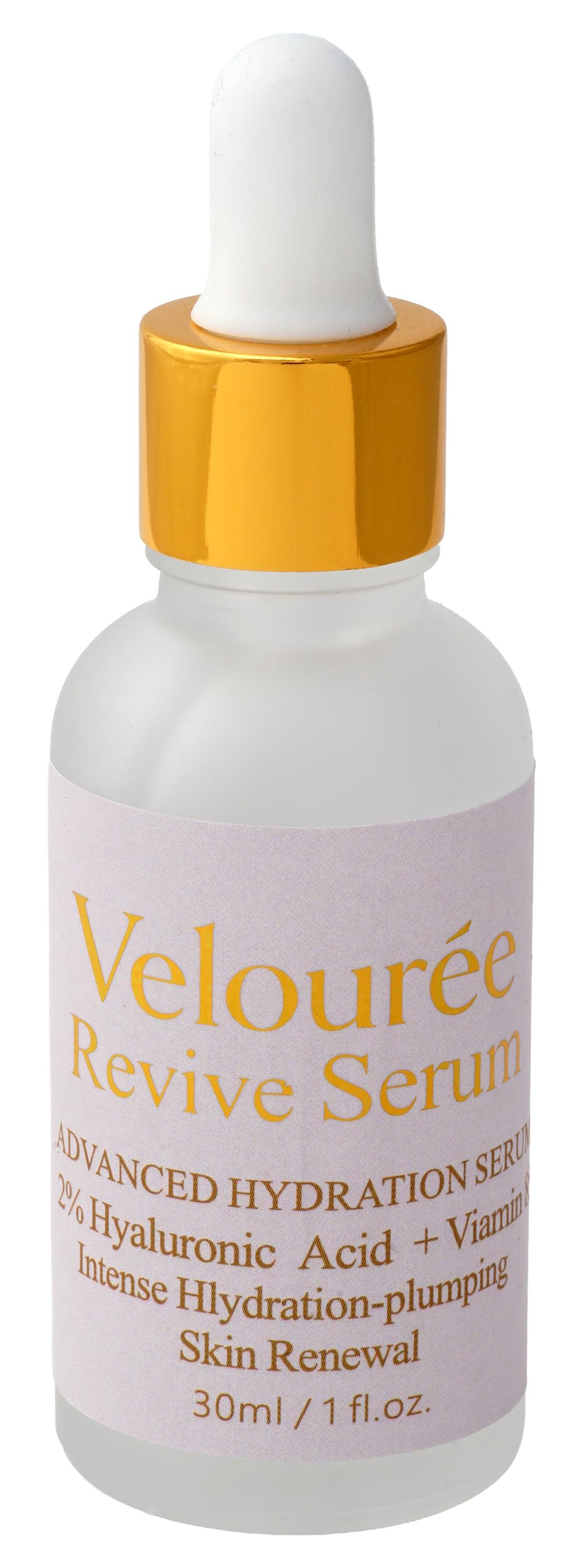 Hyaluronic Acid 2% + B5 (with Ceramides), Multi-Depth Hydration Serum for Plumper, Smoother Skin. Revive by Velourée