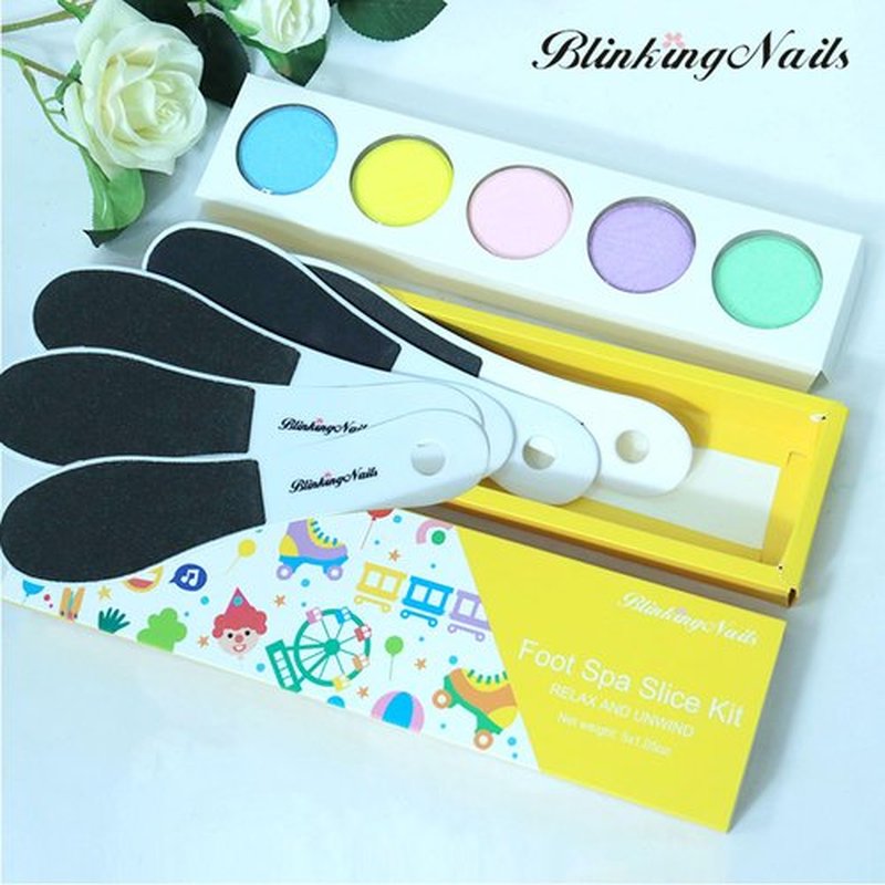 Foot Bath Bombs, 5Pcs Foot File Callus Remover, 5-Scent Foot Soak Bath Salt. Pedicure Kit for Dry Cracked Heels, Essential Bubble Feet Balls Foot Care Spa for Feet Dead Skin Scraper, Christmas Gift