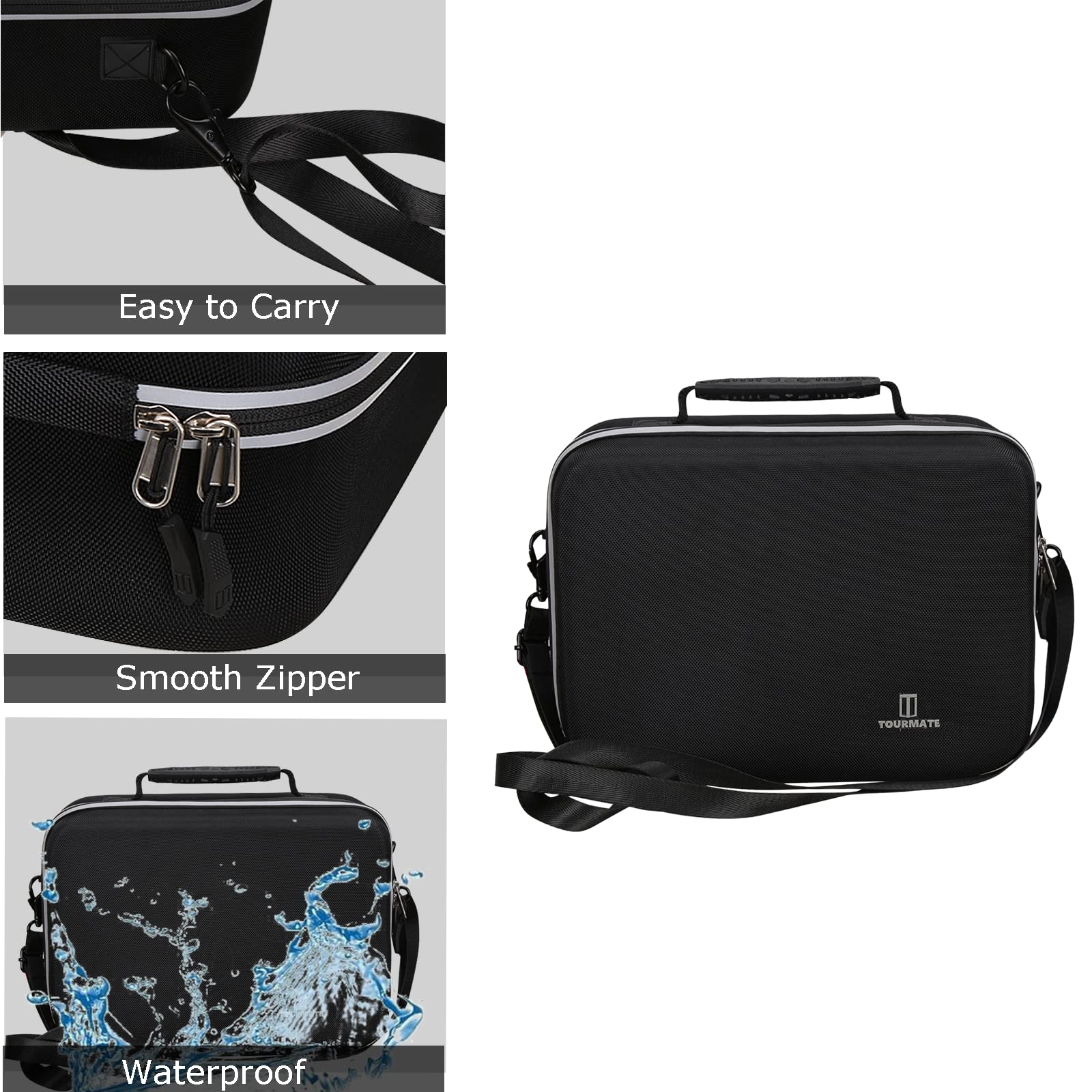 Hard Storage Case for HAPPRUN Projector, Travel case for Native 1080P Bluetooth Projector - Tourmate Case Only