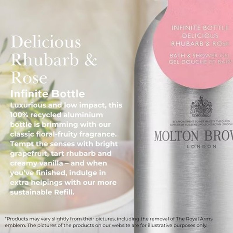 Molton Brown Delicious Rhubarb & Rose Infinite Bottle