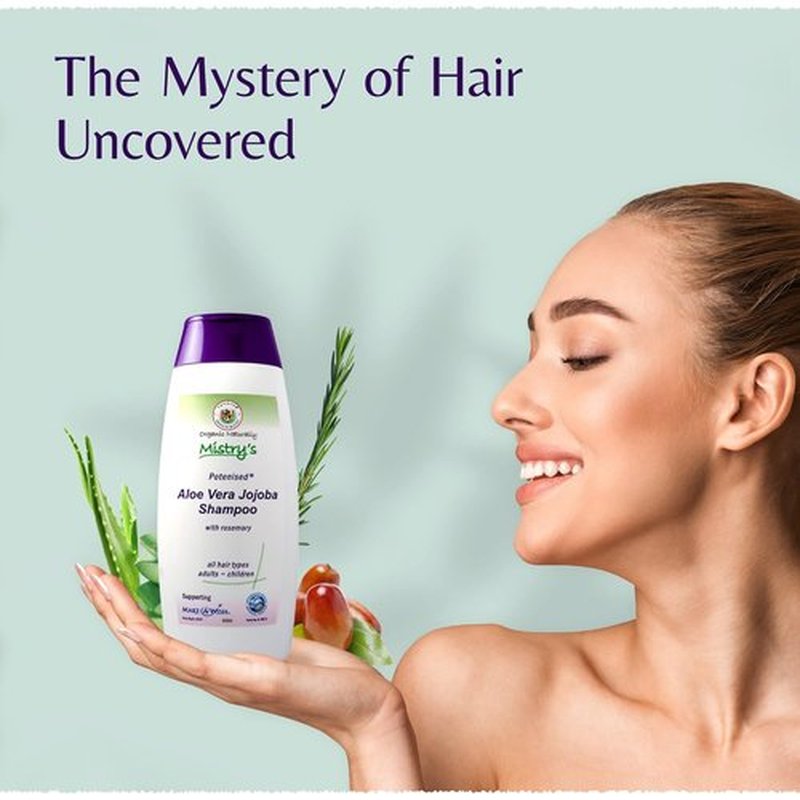 Aloe Vera Jojoba Shampoo - Organic Aloe Vera & Rosemary Infusion | 200ml Natural Hair Care