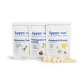 Happy Wax Odor Eliminating Scented Soy Wax Melts – Pet-Safe, Non-Toxic, Use with Wax Warmers - for Home Fragrance & Freshness - 6 Total Oz: Oatmeal & Honey, Pomegranate Citrus and Blooming Vanilla