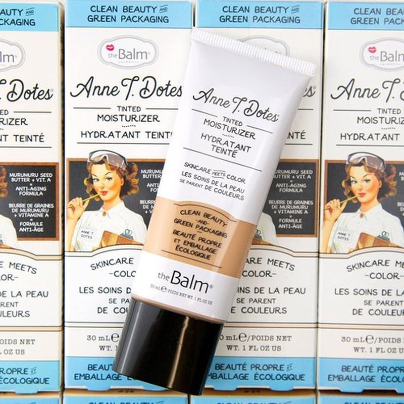 theBalm Anne T. Dotes Tinted Moisturizer - Medium Skin Tone | 1 Fl Oz Hydrating Formula
