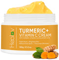 Turmeric Cream for Skin Brightening - All Natural Face & Body Turmeric Skin Lotion - Turmeric Cleanses Skin, Fights Acne, Evens Tone, Marks, Sun Damage, & Age Spots - Pure Turmeric Cream (Large)
