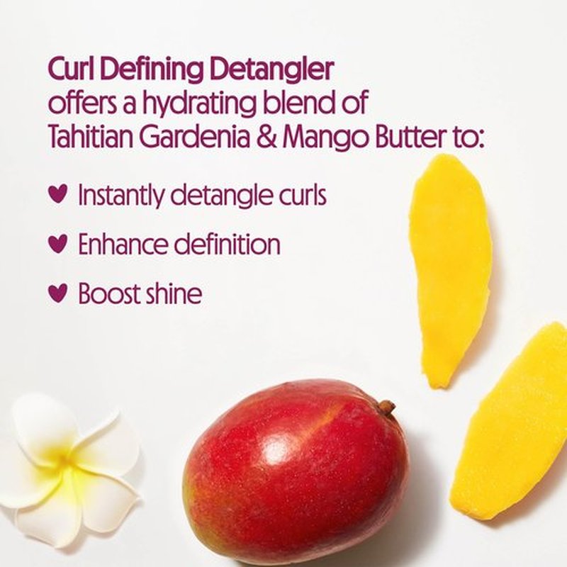 Not Your Mother's Naturals Moisturize & Enhance Curl Definition Shampoo, Conditioner, & Detangler (3-Pack) - Tahitian Gardenia Flower & Mango Butter