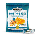Honees Honey & Ginger Hard Candy - Natural Italian Treat with Real Honey & Ginger | 2.85 oz Pack