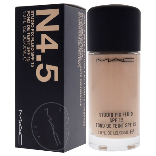 MAC Studio Fix Fluid SPF 15 - N4.5 Foundation Women 1 oz