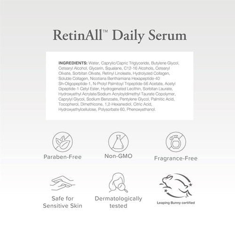SeroVital Beauty RetinAll Daily Serum - Anti-Aging Retinoid Face Serum for Women, 1 oz