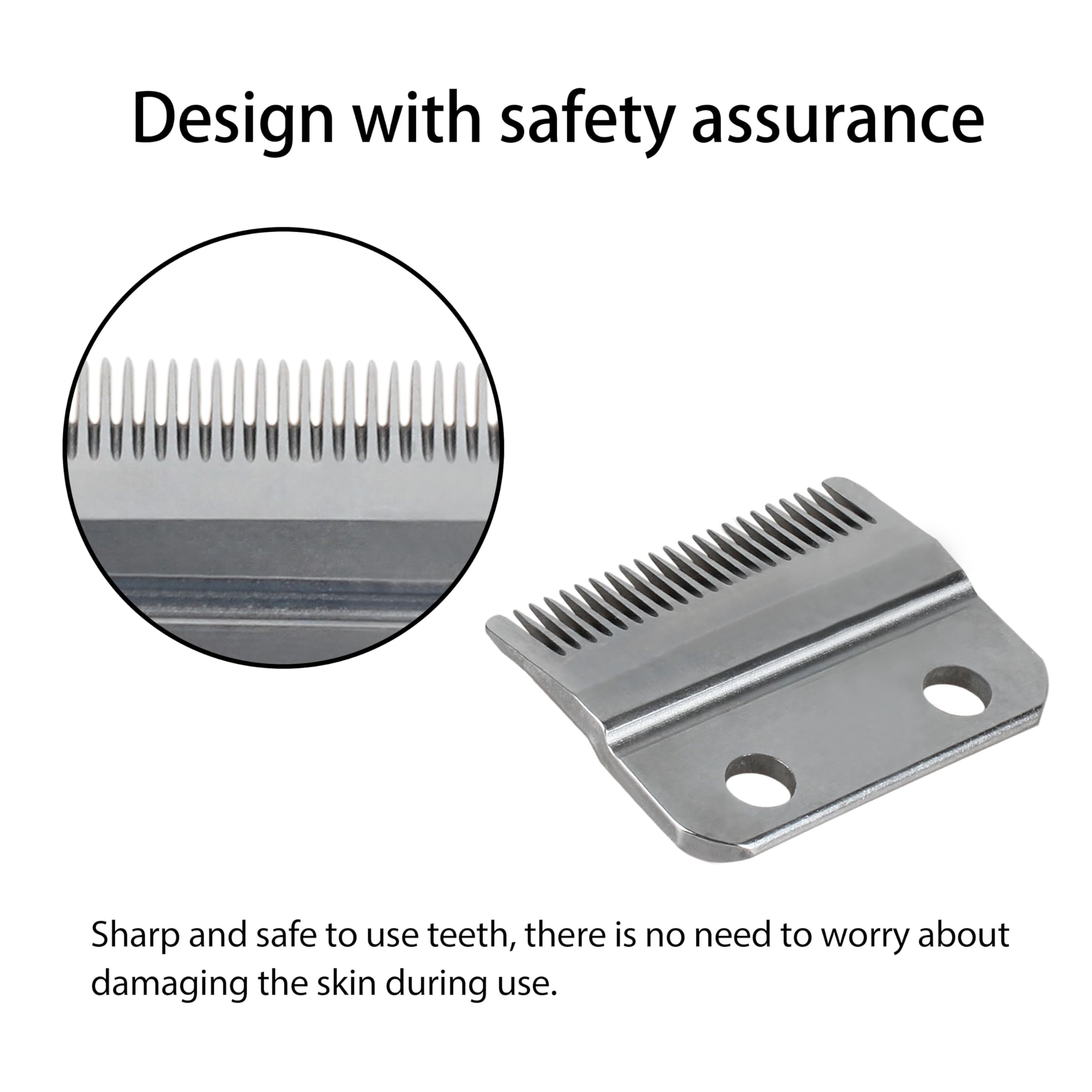 2228 Professional Wedge Blade for Wahl Professional 2 Hole Standard Wedge Clipper Blade, Replacement for the 5 Star Series Legend Clipper for Professional Barbers and Stylists
