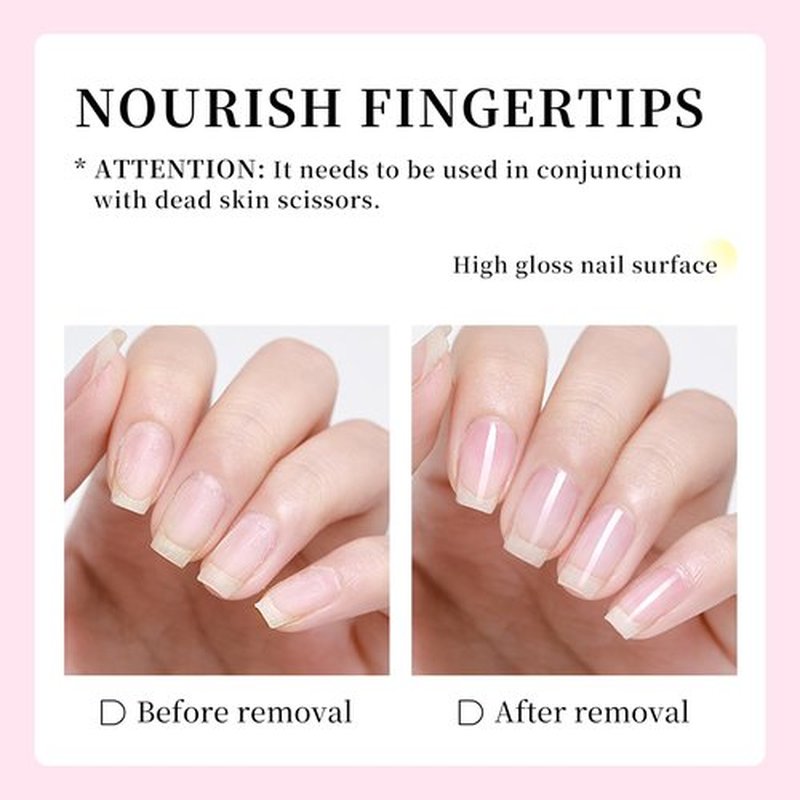 Nail Cuticle Remover Liquid Pen 2PCS – Gentle Plant-Based Formula, No Nip No Cut, Easy Push-Out Design for Home & Salon Nail Cuticle Care
