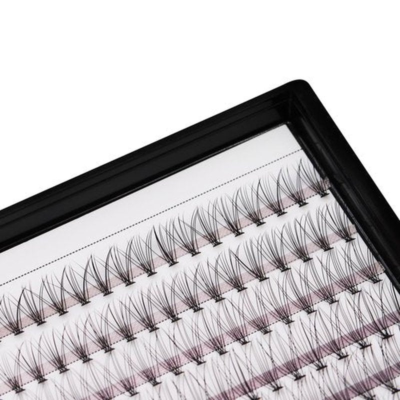 Bodermincer Large Box 200pcs 10D, 8-10-12-14mm Mixed Professional Makeup Individual Cluster Eye Lashes Grafting Fake False Eyelashes (10-12-14-16mm Mixed)