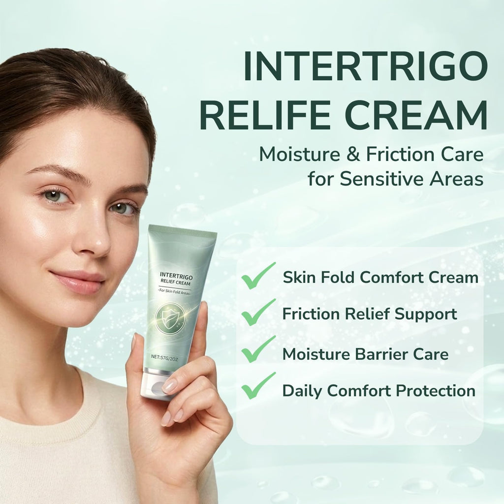 Peksozi 2PCS Intertrigo Cream for Skin Folds & Chafing, Fast-Drying Non-Greasy Formula for Daily Use, Supports Skin Comfort, Reduce Moisture & Friction