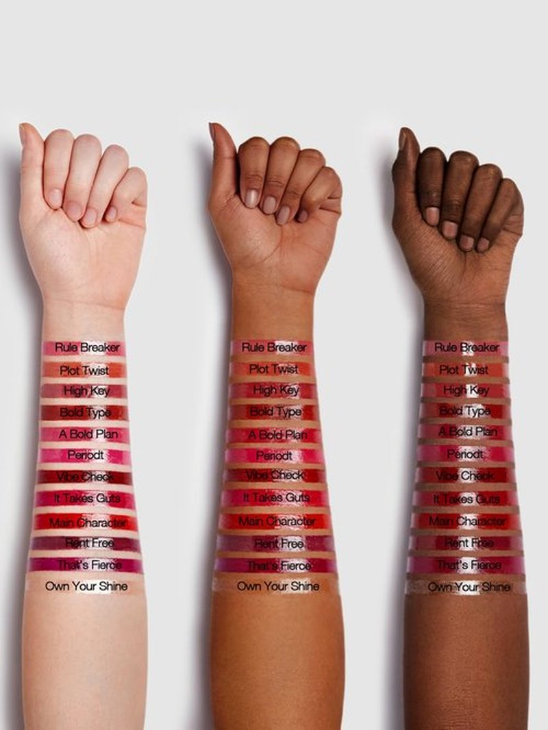 SHEGLAM Mirror Kiss High-Shine Lipstick Silky Jelly Texture Hydrated&Smooth Lip Gloss-Own Your Shine