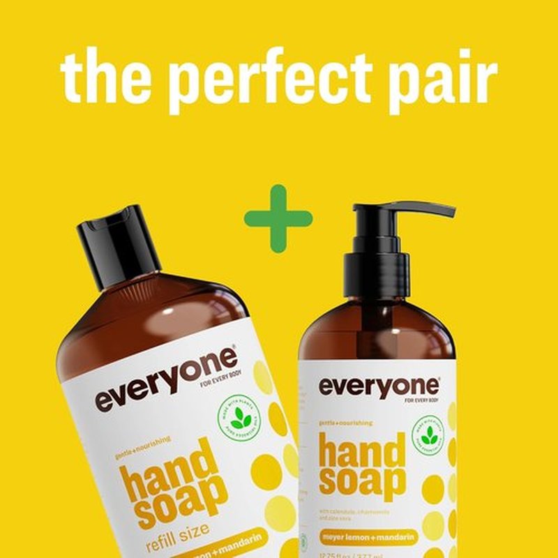 Everyone Liquid Hand Soap Refill - Meyer Lemon & Mandarin | 1 Gallon, Made with Essential Oils