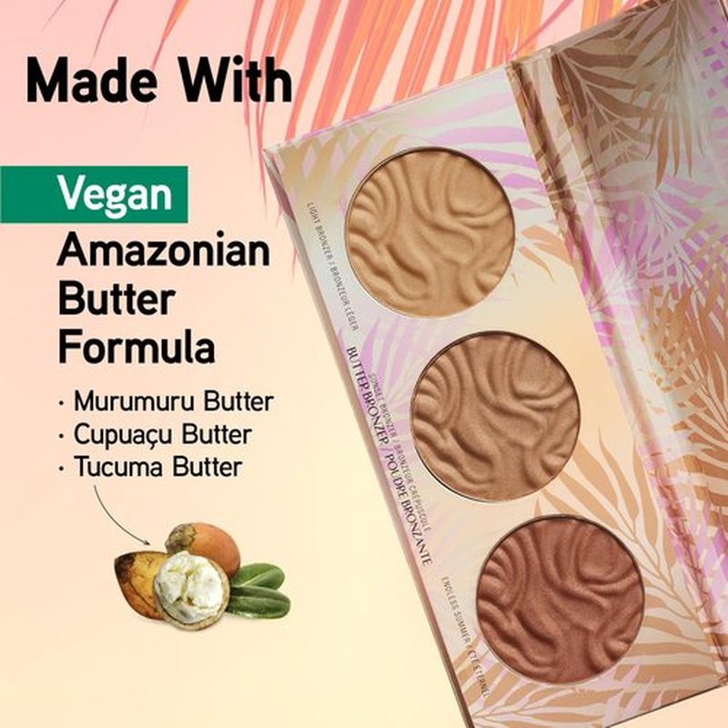 Physicians Formula Murumuru Butter Bronzer Palette - Nourishing Bronzer, Highlighter & Blush | Vegan & Cruelty-Free