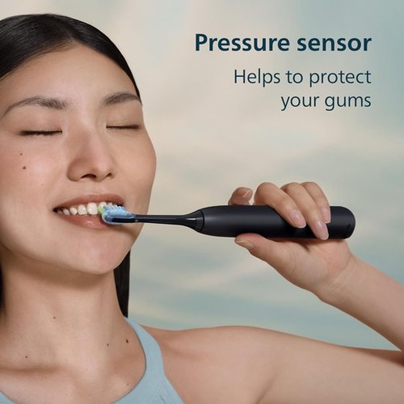 Philips Sonicare 5900 Series Electric Toothbrush - Advanced Sonic Technology, Pressure Sensor, 6 Modes, Black | Model HX7131/02
