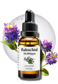Korean Bakuchiol Concentrate DIY Mix-in Serum 30,000 ppm - High Potency Retinol Alternative | Wrinkle Reduction Skin Firming & Smoothing - Anti-Aging Sensitive Skin Vegan & Cruelty-Free Non-GMO 1 oz