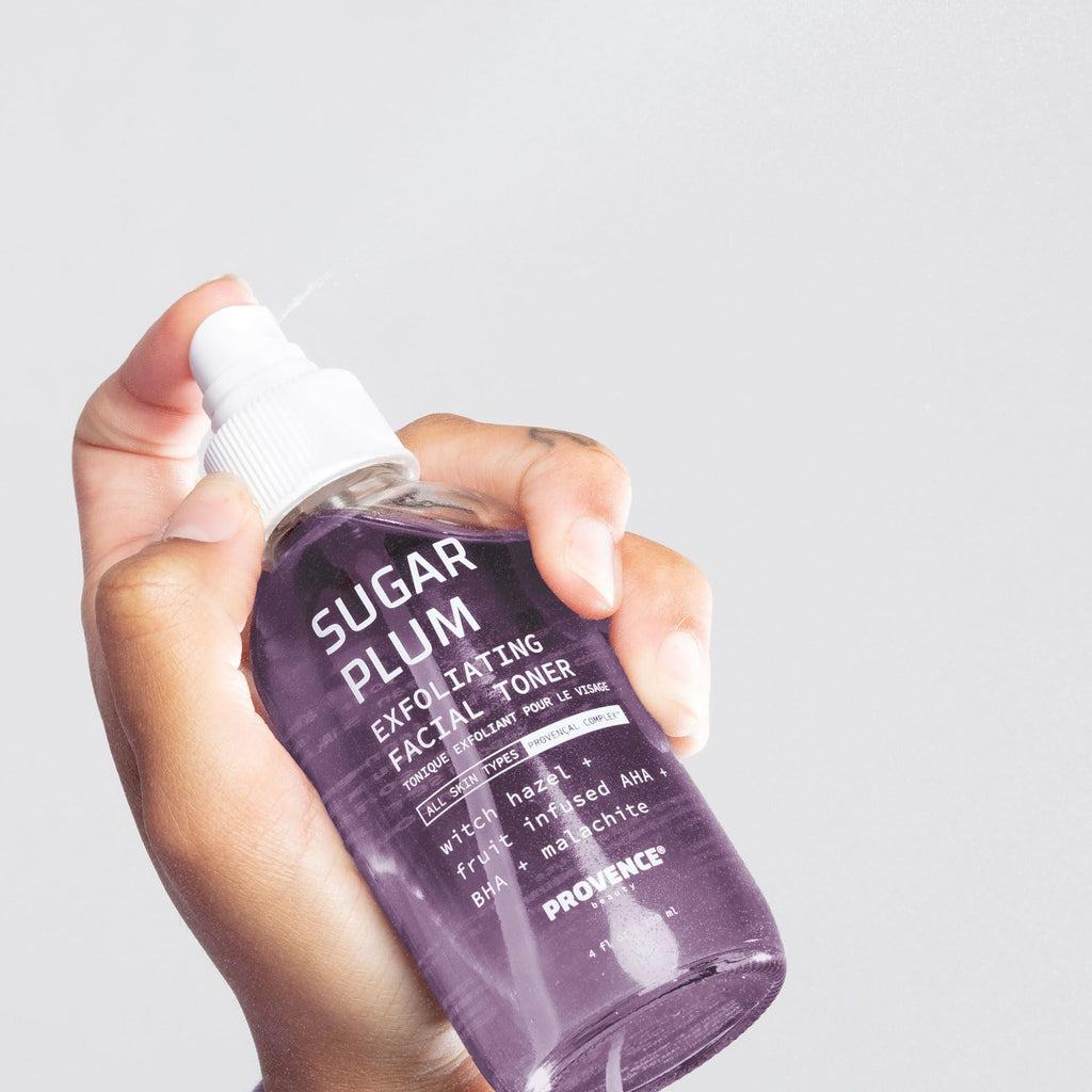 Provence Beauty C’est Clear Gentle Exfoliating Face Toner – AHA & BHA Skin Care Toner with Witch Hazel & Malachite – Hydrating for Clarifying Pores, Smoothing Texture & Radiance – 4 fl oz