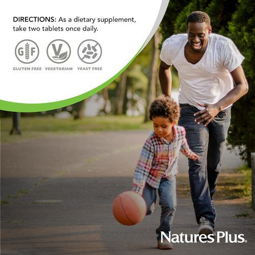 NaturesPlus Ultra Hair Tablets - 90 Sustained Release for Healthy Hair Growth | Gluten-Free, Pack of 2