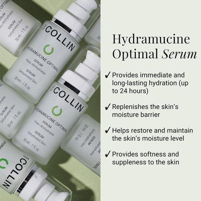 G.M. COLLIN Hydramucine Optimal Serum - Hydrating Face Serum with Hyaluronic Acid for Moisture Restoration