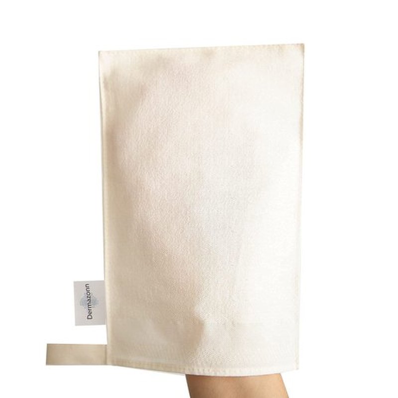 Dermazonn Deep Exfoliating Mitt Body Scrub and Face Scrub – Scrub Mitts for Shower – Turkish Bath hammam Glove – Face Peeling – Turkish Hammam Kese